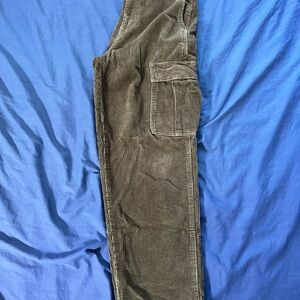 RSQ Men's Corduroy Pants - Dark Olive